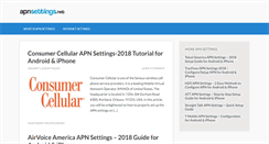 Desktop Screenshot of apnsettings.net